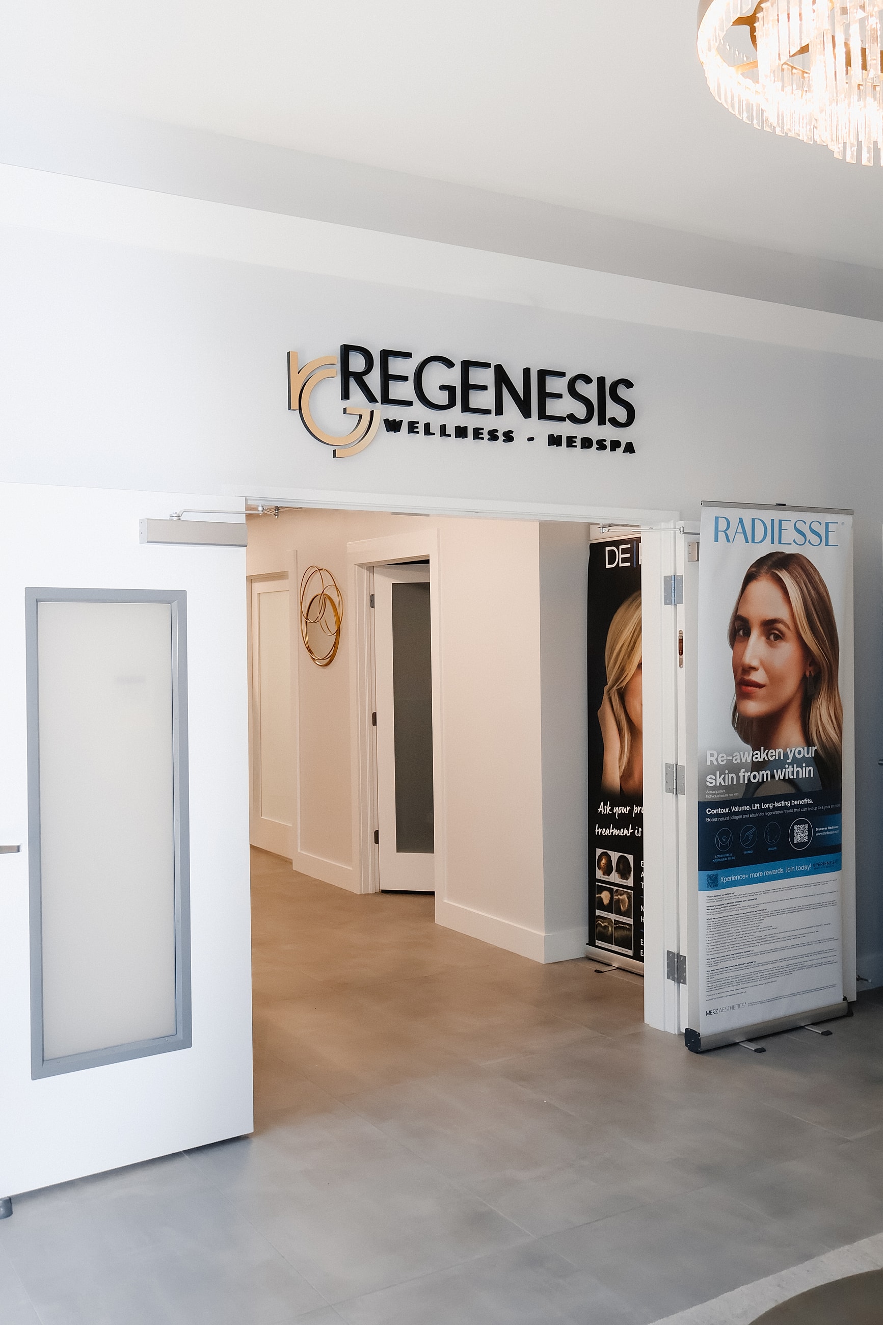 Entrance of Regenesis Wellness Medspa facility